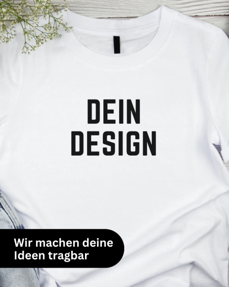 Individuelles T-Shirt – Dein Design in Schwarz oder Weiß | GipsyKing