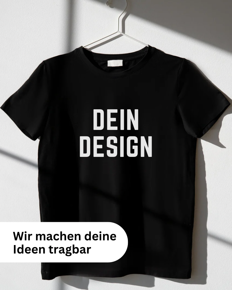 Individuelles T-Shirt – Dein Design in Schwarz oder Weiß | GipsyKing