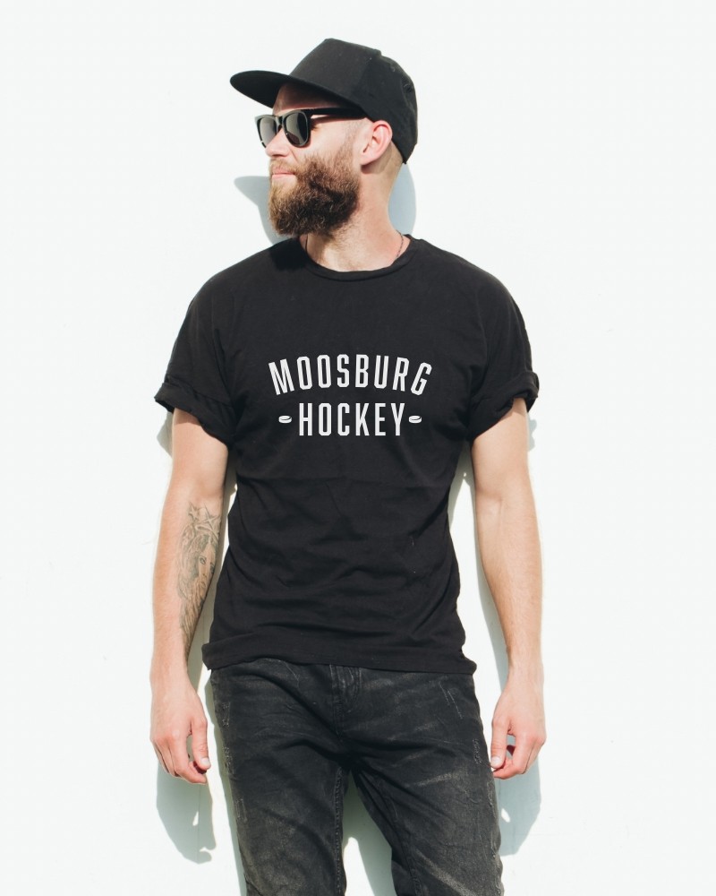 Schwarzes Shirt “Moosburg Hockey” | GipsyKing Design