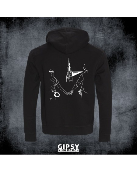 Hoodie “Romantic Landshut” - Schwarz | GipsyKing Design